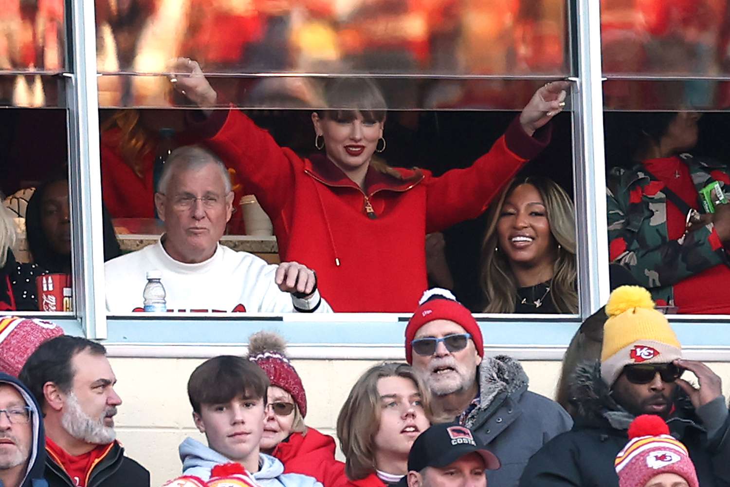 Taylor Swift Meets Young Fans After Chiefs vs. Raiders Game