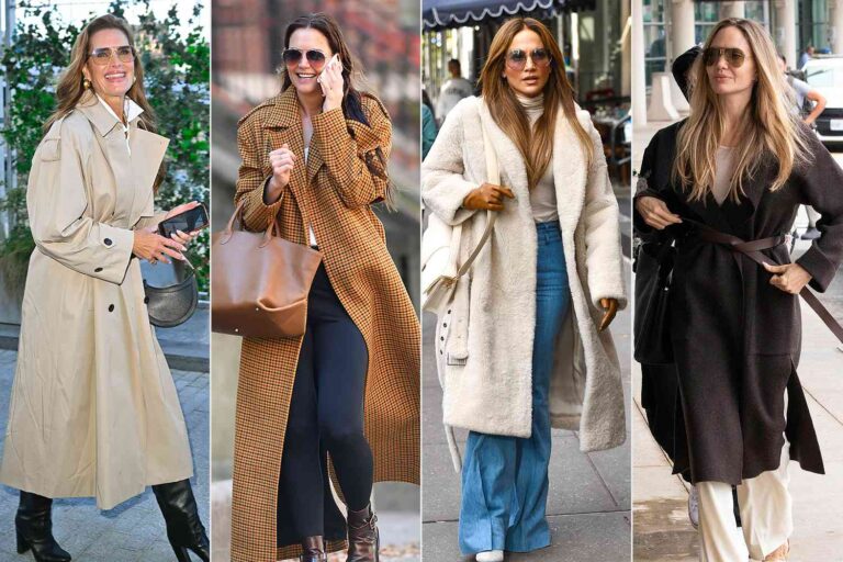 15 Comfy Coat Styles Celebrities Are Wearing This Season