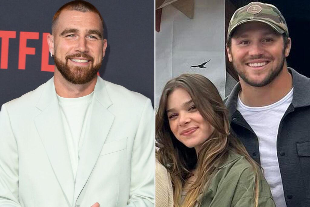 Travis Kelce Celebrates Josh Allen’s Engagement to Hailee Steinfeld